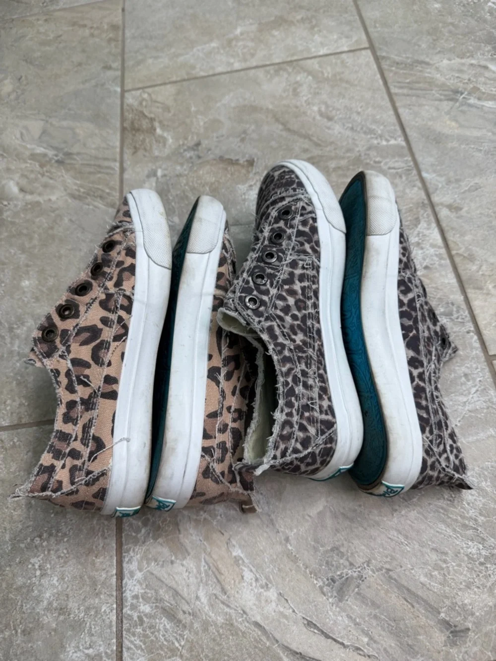 Women’s Blowfish Malibu Animal Leopard Print Canvas Sneakers - Picture 3 of 12